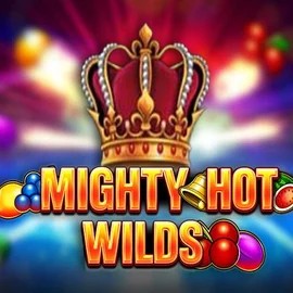 Mighty Hot Wilds logo by Inspired Gaming at Lucky Max Casino